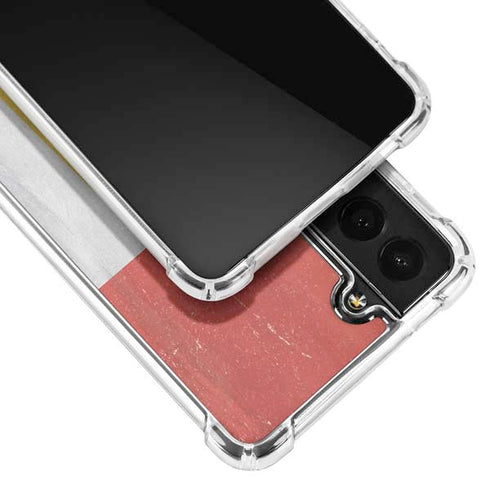 Egypt Flag Distressed Galaxy S21 FE Clear Case